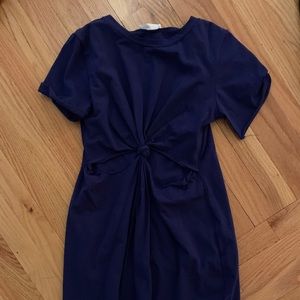 Urban Outfitters Knot Cutout T-Shirt Dress